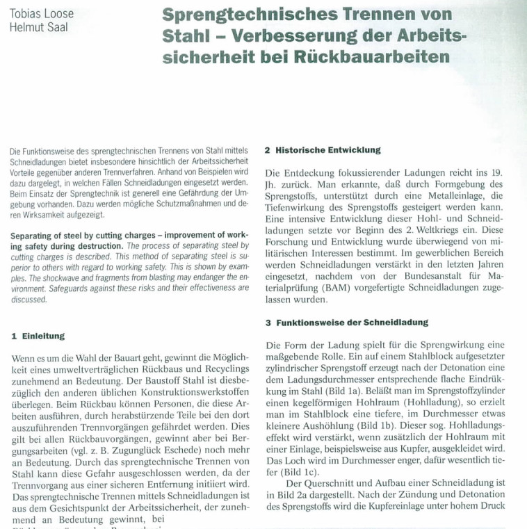 Stahlbau-Sprengtechnisches-Trennen-Stahl