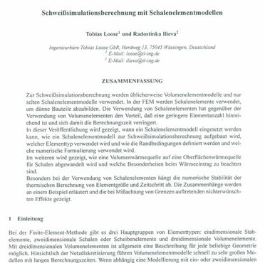 SYSWELD-Forum-2007_Schweissimulation_Schalen