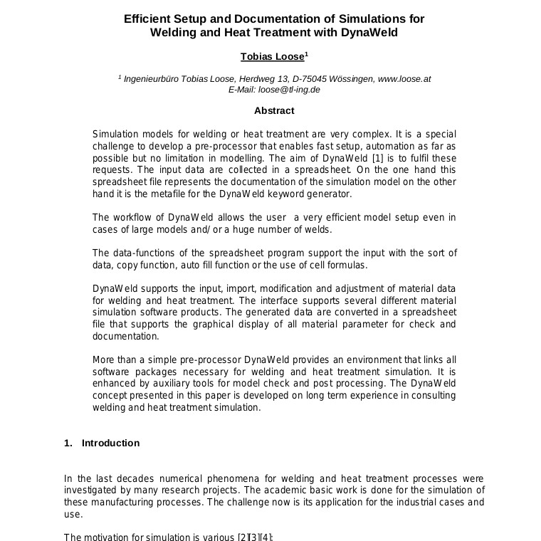 2016-Simulationsforum-Efficient-Setup-DynaWeld